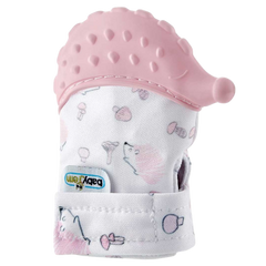 Babyjem Diş Kaşıyıcı Eldiven Kirpi Pembe