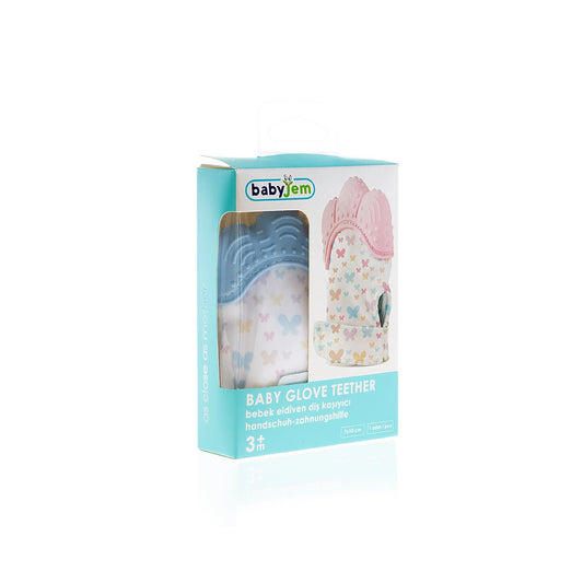 Babyjem Diş Kaşıyıcı Eldiven Mavi̇