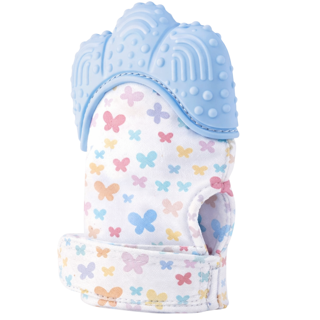 Babyjem Diş Kaşıyıcı Eldiven Mavi