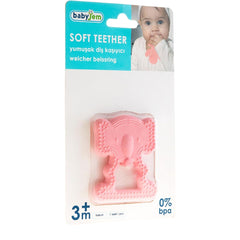 Babyjem Diş Kaşıyıcı Fil Pembe