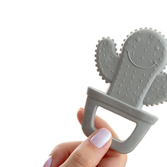 Babyjem Diş Kaşıyıcı Kaktüs Gri