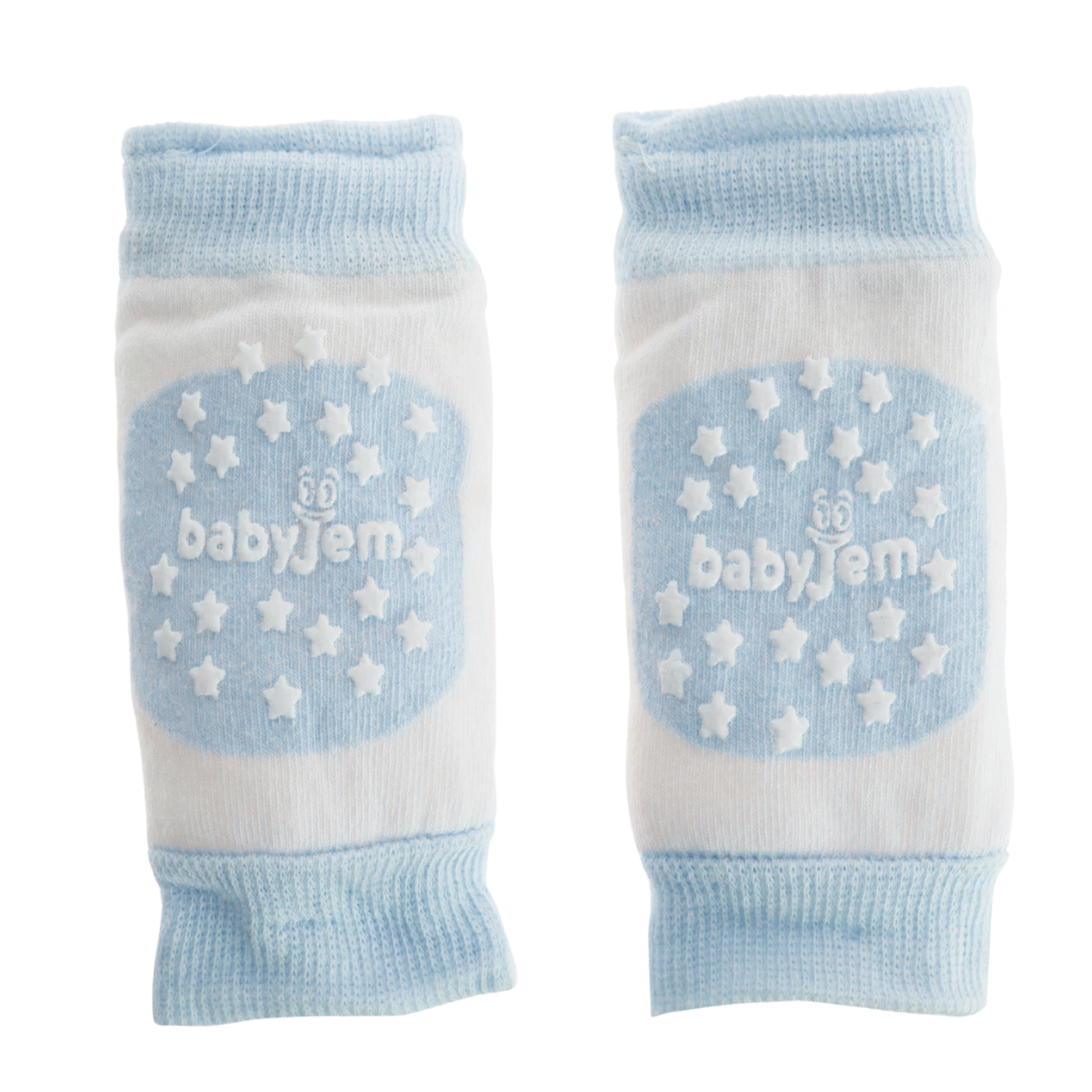 Babyjem Emekleme Dizliği Örgü Mavi