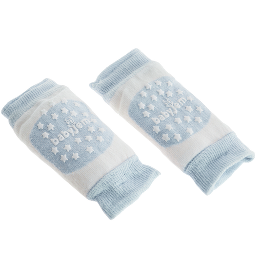 Babyjem Emekleme Dizliği Örgü Mavi