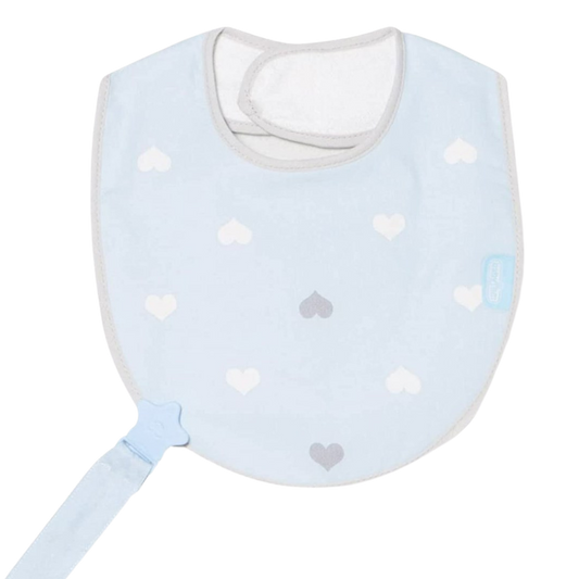 Babyjem Emzik Askılı Mama Önlüğü Mavi Taç