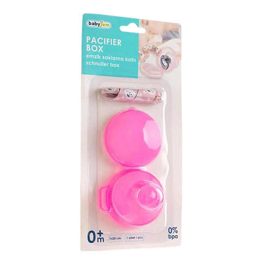 Babyjem Emzik Saklama Kabı Pembe