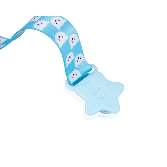 Babyjem Emzik Tutacağı Desenli̇ Mavi̇ Ayıcık