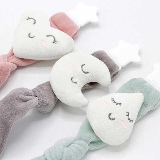 Babyjem Emzik Tutacağı Kalp Desen Gül Kurusu