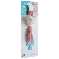 Babyjem Emzik Tutacağı Kalp Desen Gül Kurusu