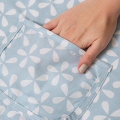 Babyjem Emzirme Önlüğü Mavi Yonca