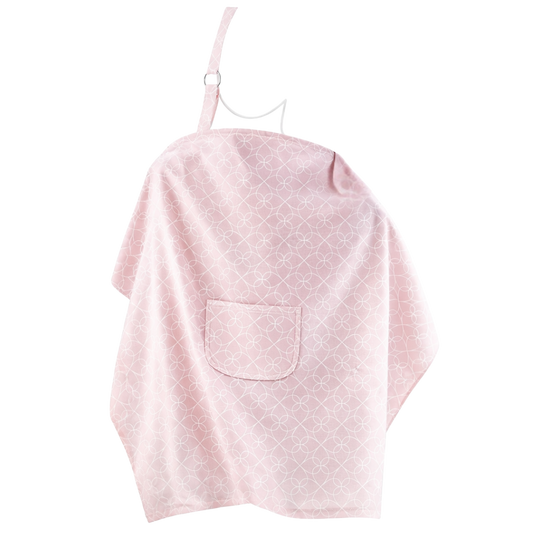 Babyjem Emzirme Önlüğü Pembe Kalpli