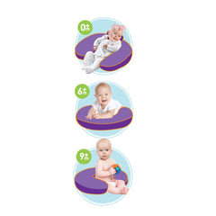 Babyjem Emzirme ve Destek Minderi Pembe Yonca