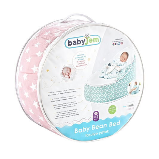 Babyjem Fasulye Yatak Pembe Yıldız