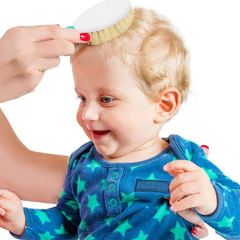 Babyjem Fırça Seti Doğal Kıl Pembe