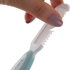 Babyjem Fırça Tarak Seti Doğal Kil Mavi