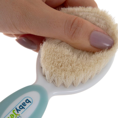 Babyjem Fırça Tarak Seti Doğal Kil Mavi