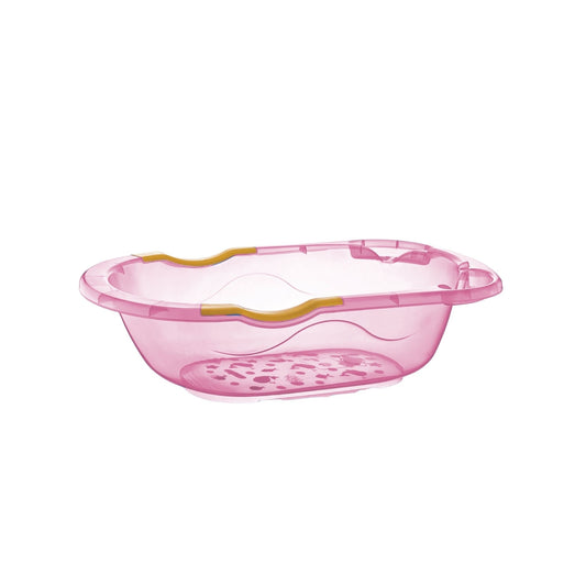 Babyjem Giderli Şeffaf Banyo Küveti Pembe