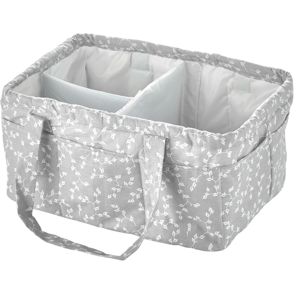 Babyjem Katlamalı Anne Bebek Organizer Gri Çiçek