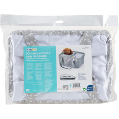 Babyjem Katlamalı Anne Bebek Organizer Gri Çiçek