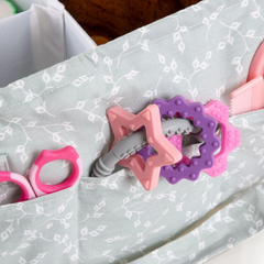 Babyjem Katlamalı Anne Bebek Organizer Yeşil Çiçek