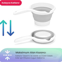 Babyjem Katlanır Maşrapa Gri