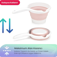 Babyjem Katlanır Maşrapa Pembe