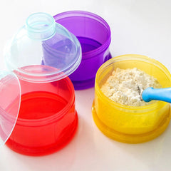 Babyjem Katlı Toz Mama Kabı Renkli̇