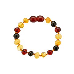 Babyjem Kehribar Bebek Bilekliği Multicolor