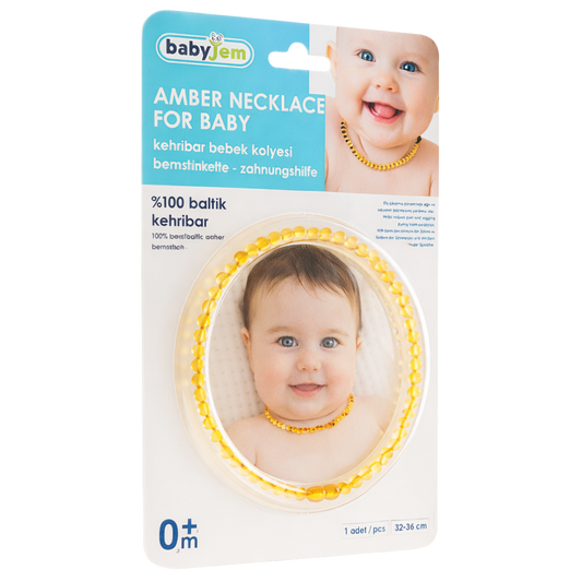 Babyjem Kehribar Bebek Kolyesi Bal