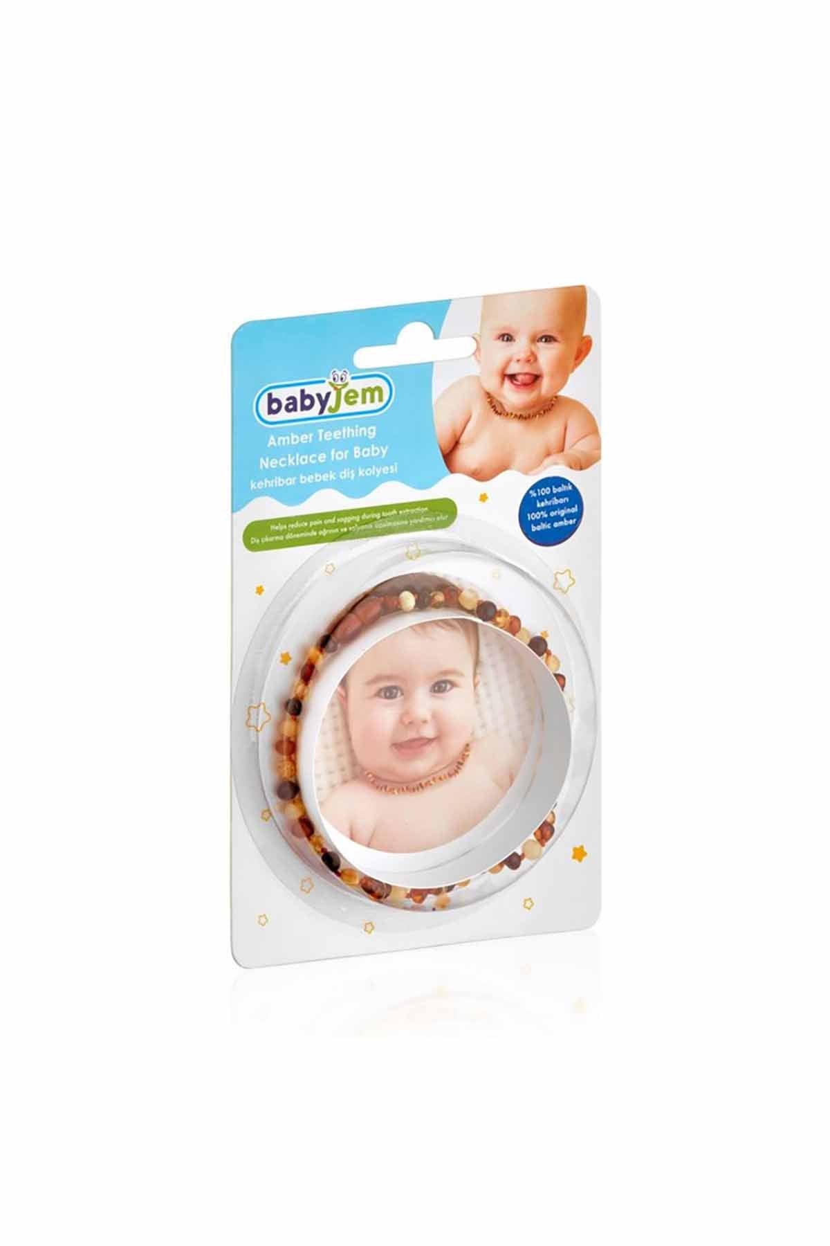 BABYJEM KEHRİBAR BEBEK KOLYESİ MULTİCOLOR