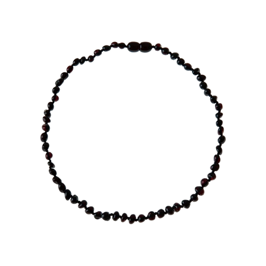 Babyjem Kehribar Bebek Kolyesi Vişne