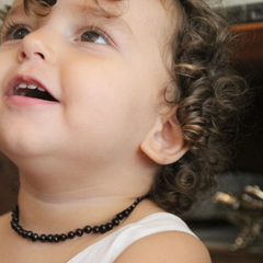 Babyjem Kehribar Bebek Kolyesi Vişne