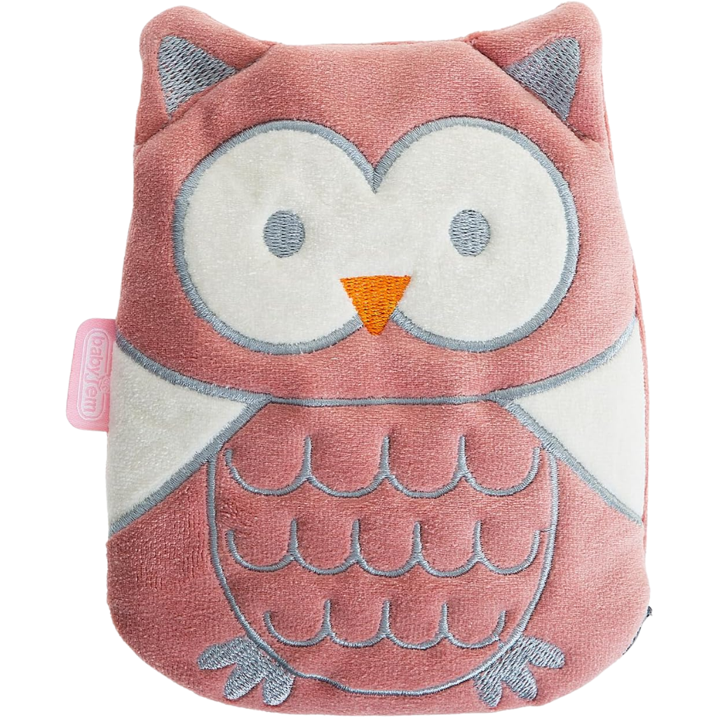 Babyjem Kiraz Çekirdekli Baykuş Kadife Gaz Yastığı Gül Kurusu