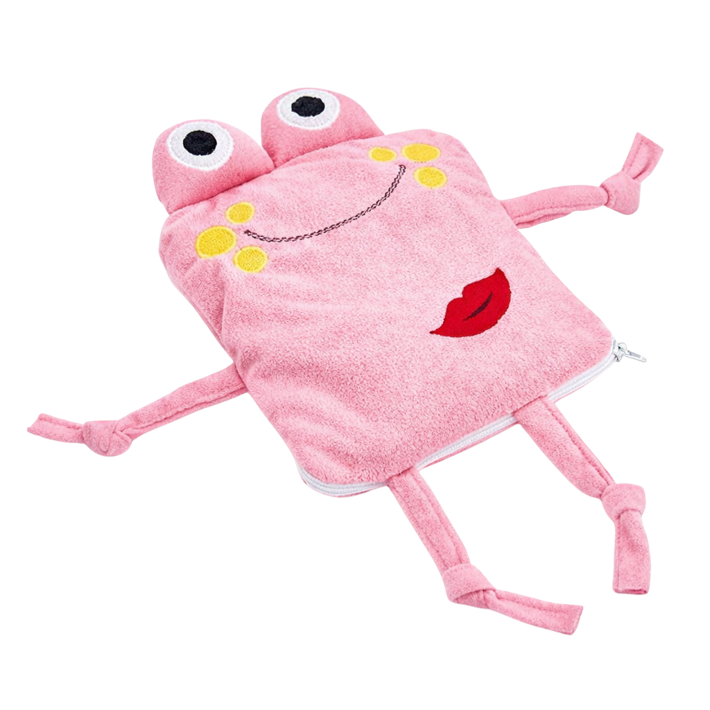 Babyjem Kiraz Çekirdekli Kurbağa Yastık Pembe