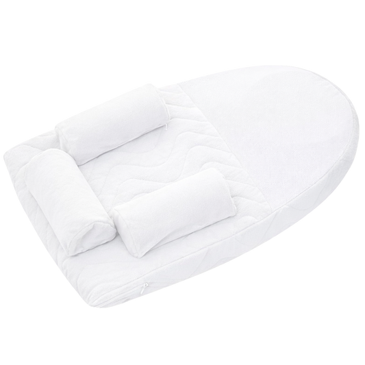 Babyjem Kiraz Çekirdekli Uyku Yastığı Beyaz