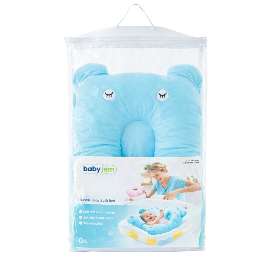 Babyjem Köpüklü Banyo Yatağı Mavi