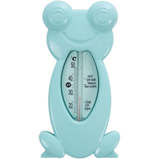 Babyjem Kurbağa Banyo Oda Termometresi Turkuaz