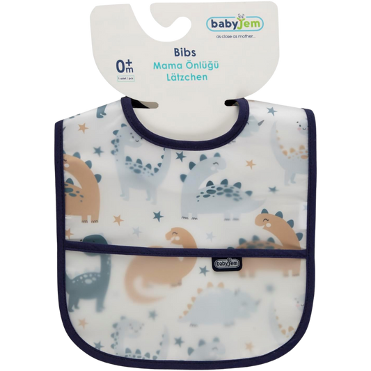 Babyjem Leke Tutmaz Giymeli Dinozor Önlük