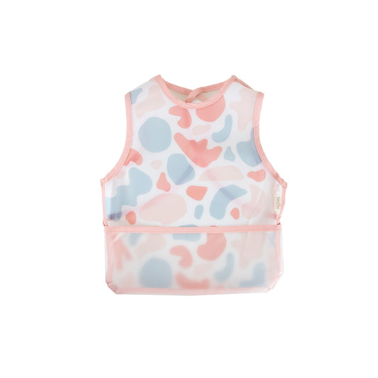Babyjem Leke Tutmaz Giymeli Önlük Pembe Puzzle