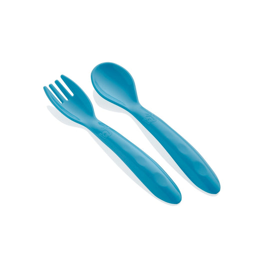 Babyjem Mama Kaşık Çatal Takımı Mavi