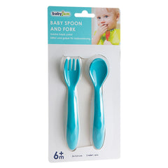 Babyjem Mama Kaşık Çatal Takımı Mavi