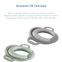 Babyjem Mega Klozet Adaptörü Soft Yeşil