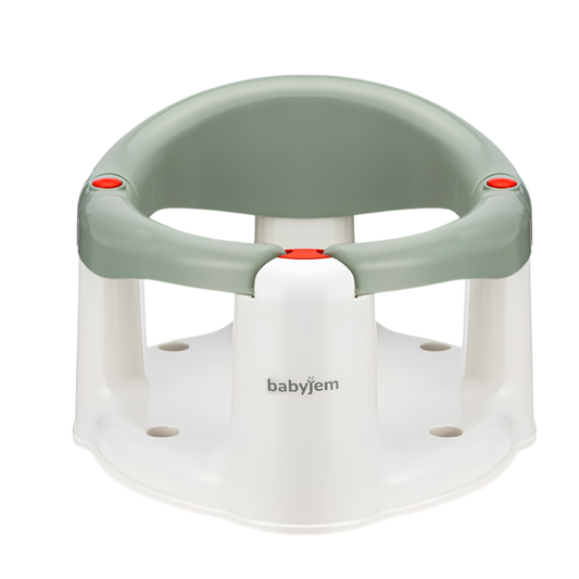 Babyjem Önden Açılır Kaydırmaz Banyo Mama Oturağı Soft Yeşil