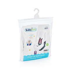 Babyjem Örme Havlu Oto Koltuğu Kılıfı Beyaz