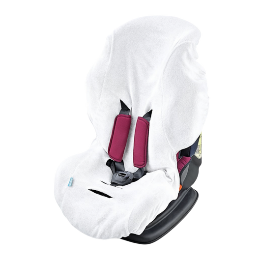 Babyjem Örme Havlu Oto Koltuğu Kılıfı Beyaz