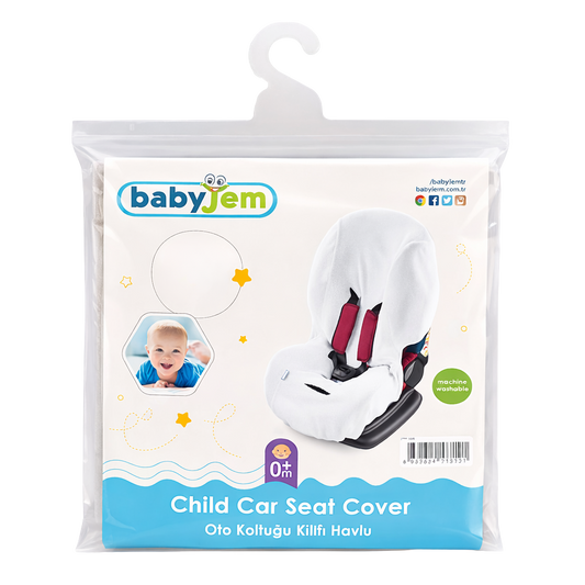 Babyjem Örme Havlu Oto Koltuğu Kılıfı Gri