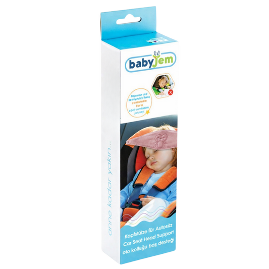 Babyjem Oto Koltuğu Baş Desteği Gül Kurusu