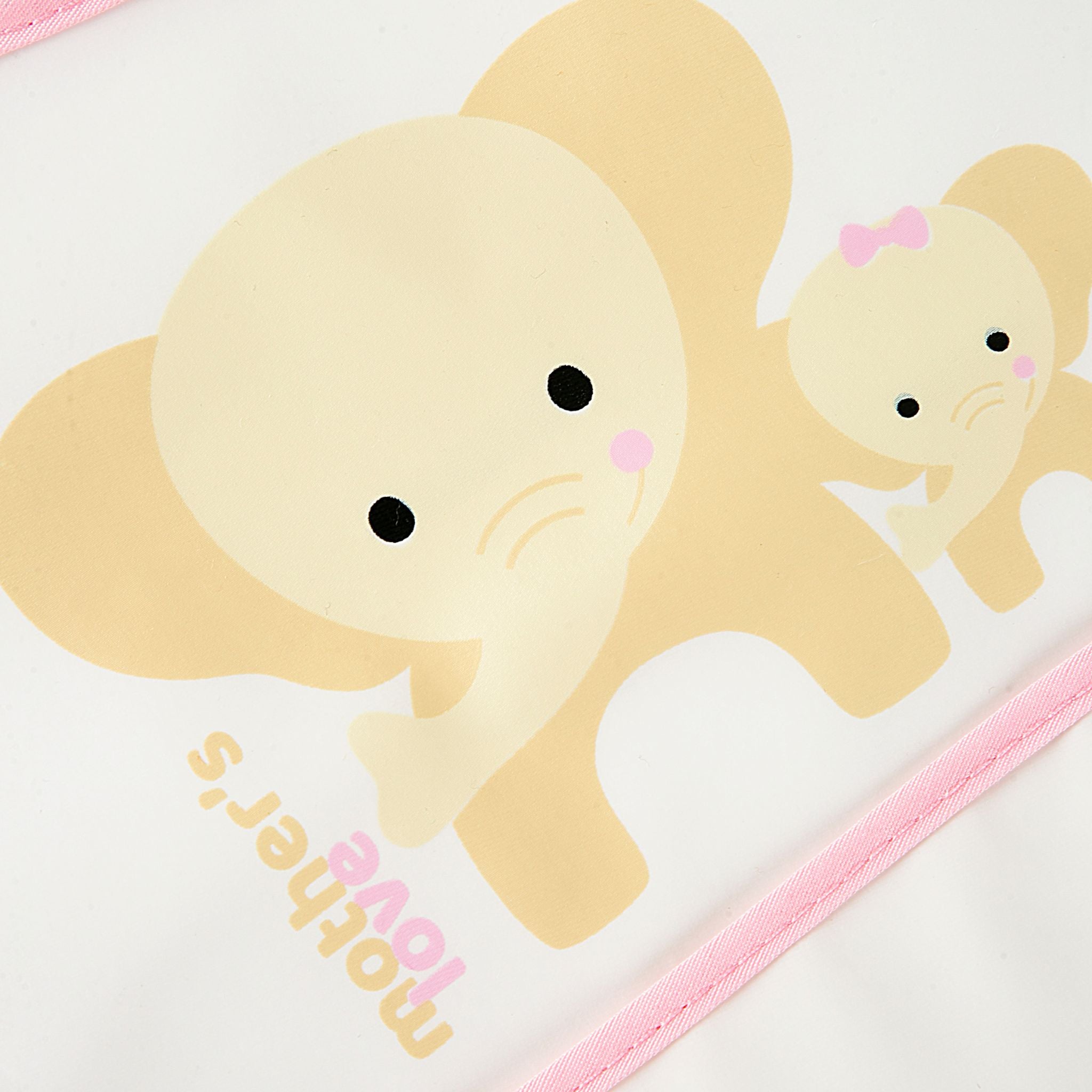 Babyjem Poli̇ Muşamba Önlük Küçük Pembe - Welcome Baby
