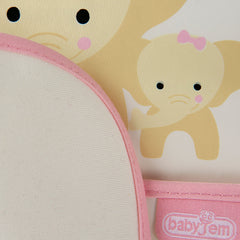 Babyjem Poli̇ Muşamba Önlük Küçük Pembe - Welcome Baby