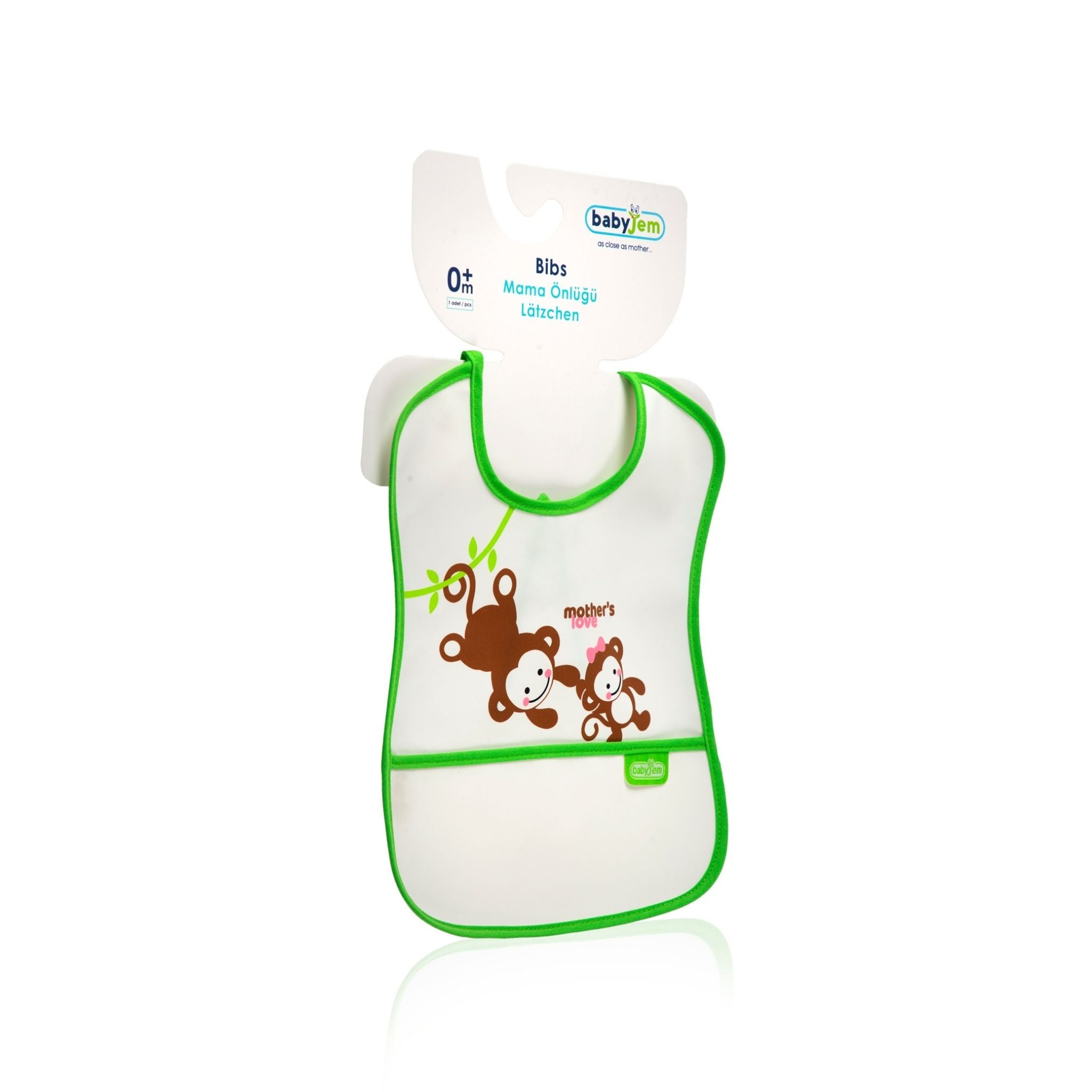 Babyjem Poli̇ Muşamba Önlük Küçük Yeşil - Welcome Baby