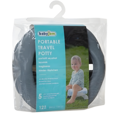 Babyjem Portatif Lazımlık 3 Hediye Poşetli Gri